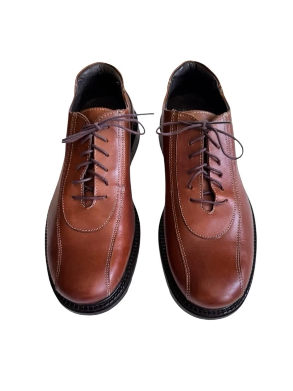 Bass Men’s Brown Leather Lace Up Shoes